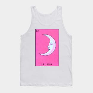 La Luna Loteria - Pink Tank Top